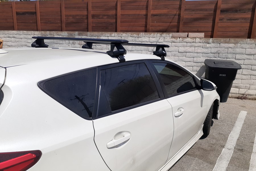 Toyota Corolla iM Base Roof Rack Systems installation