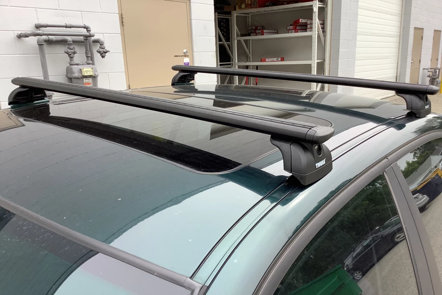 BMW 5 Series Base Roof Rack Systems installation