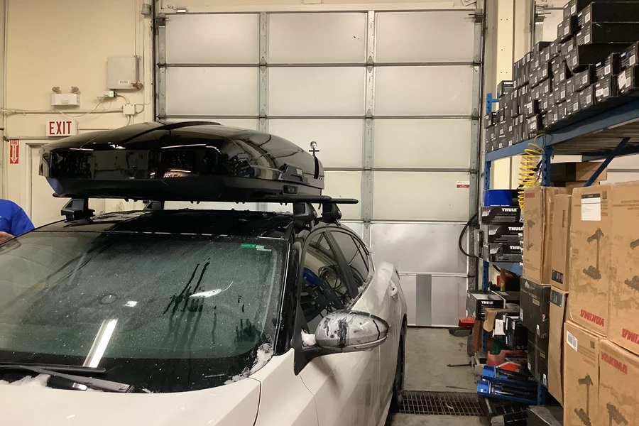Nissan Sentra Cargo & Luggage Racks installation