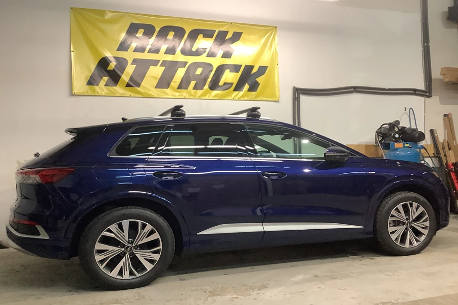 Audi Q4 e-tron Base Roof Rack Systems installation