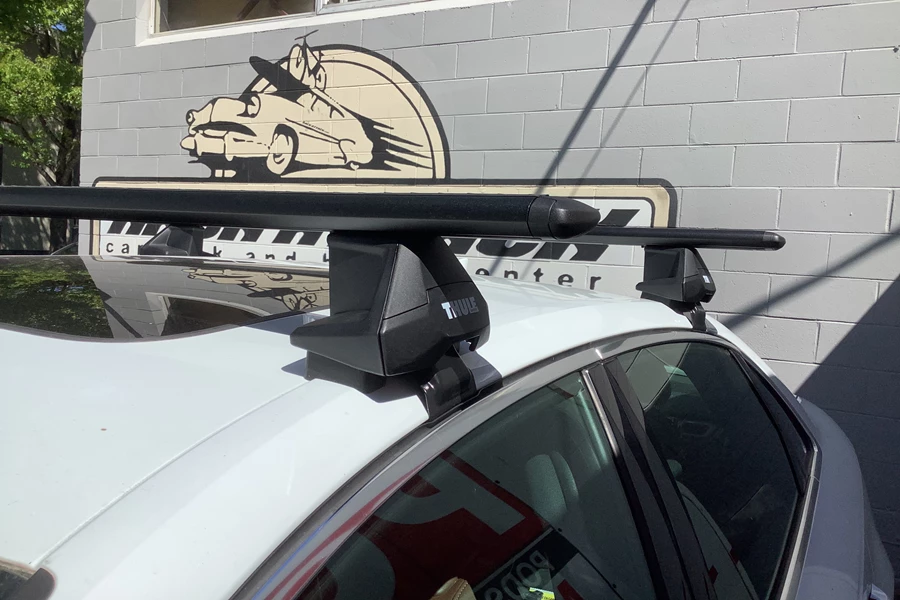 Audi A4 4dr Base Roof Rack Systems installation