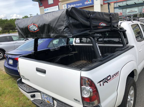Toyota Tacoma Double/Quad Cab Truck & Van Racks installation