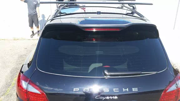 Porsche Cayenne Base Roof Rack Systems installation