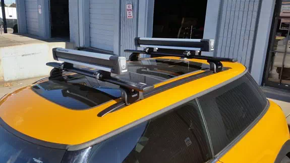 Mini Cooper 3dr Base Roof Rack Systems installation