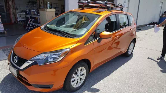 Nissan Versa Note Base Roof Rack Systems installation