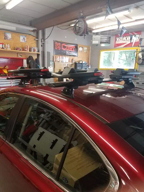 Subaru Legacy 4dr Base Roof Rack Systems installation