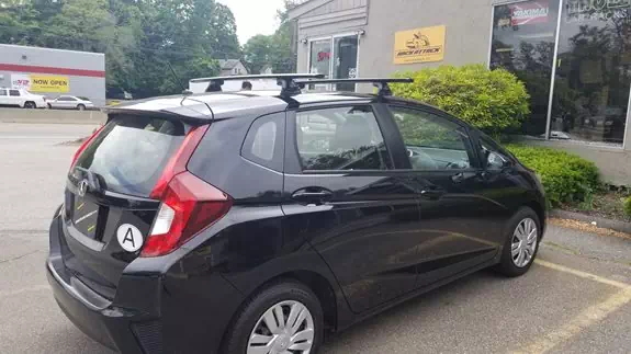 Honda Fit / Fit Sport Base Roof Rack Systems installation