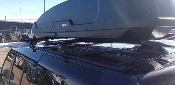 Land Rover LR4 Base Roof Rack Systems installation
