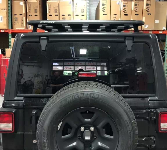 Jeep Wrangler JL Unlimited Hardtop 4DR Base Roof Rack Systems installation