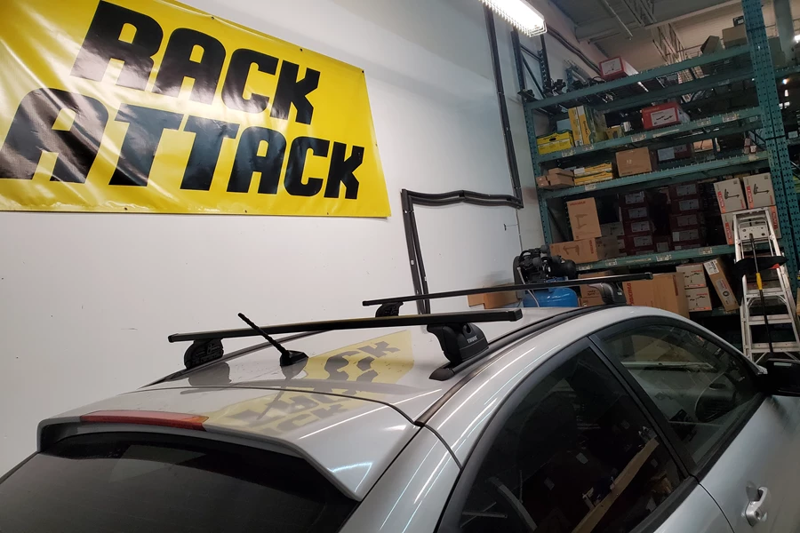 Hyundai Accent Base Roof Rack Systems installation