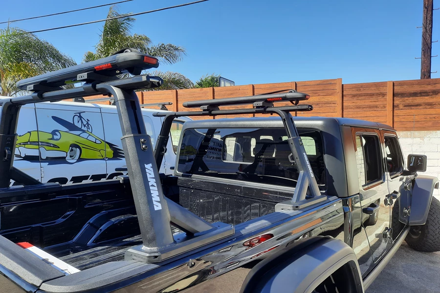 Jeep Gladiator Water Sport Racks installation