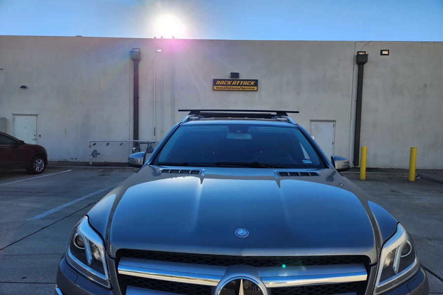 Mercedes-Benz GL-Class Base Roof Rack Systems installation