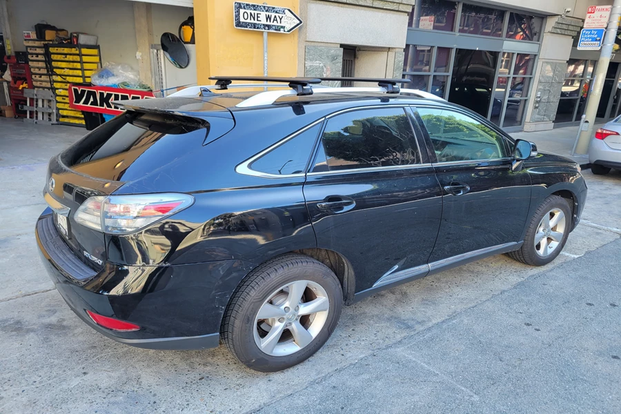 Lexus RX Base Roof Rack Systems installation