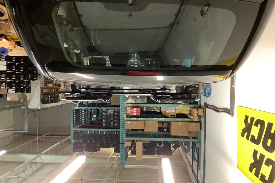 Dodge Grand Caravan dual door Base Roof Rack Systems installation