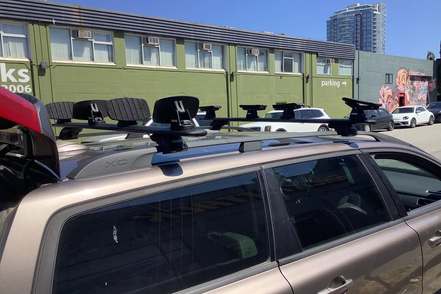 Volvo XC Base Roof Rack Systems installation
