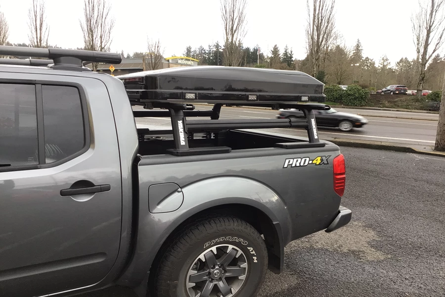 Nissan Frontier Crew Cab Camping installation