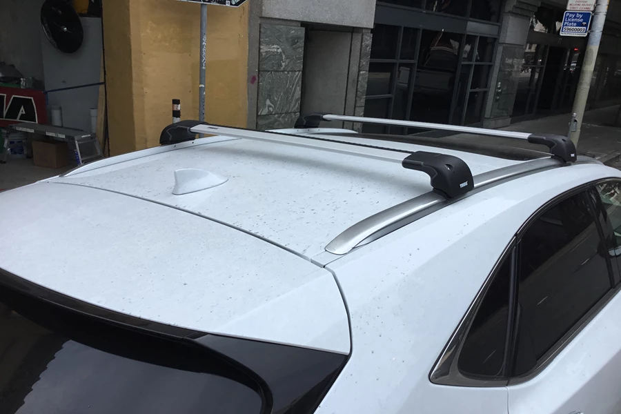 Lexus NX Base Roof Rack Systems installation