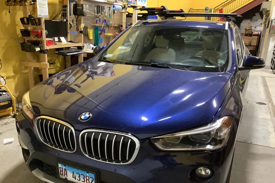 BMW X1 Water Sport Racks installation
