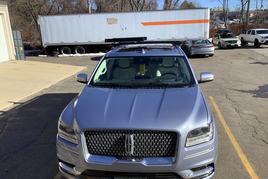 Lincoln Navigator Base Roof Rack Systems installation