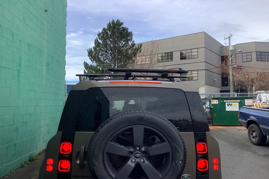 Land Rover Defender Base Roof Rack Systems installation