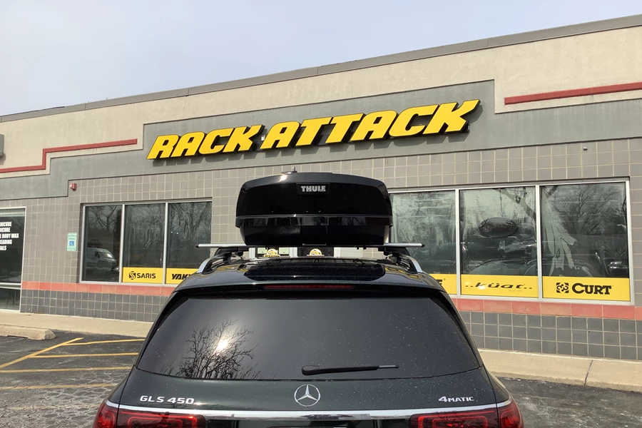 Mercedes-Benz GLS-Class Base Roof Rack Systems installation