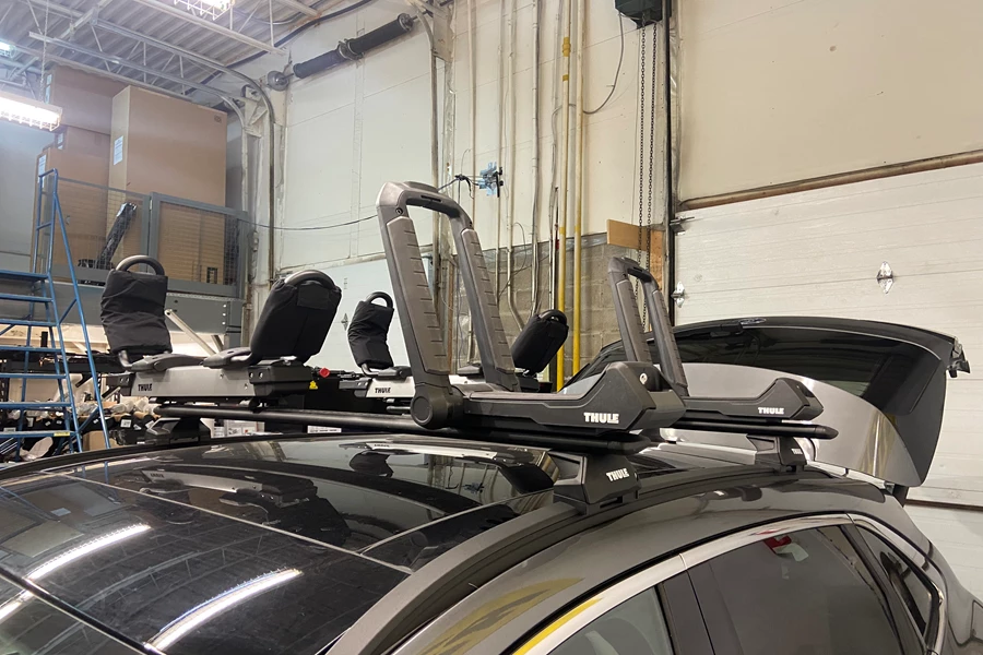 Ford Escape Plug-In Hybrid Water Sport Racks installation