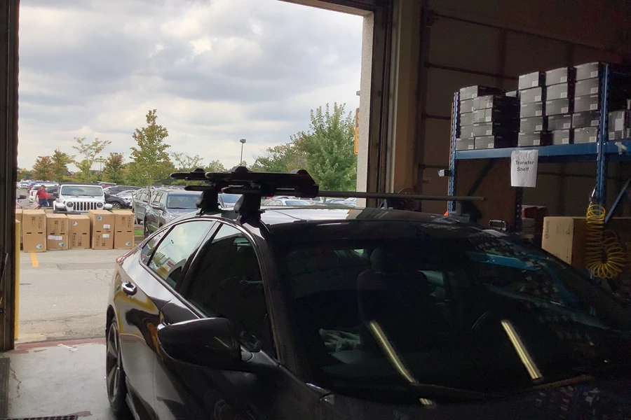 Honda Accord Hybrid Base Roof Rack Systems installation