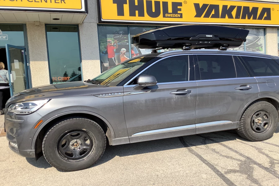 Lincoln Aviator Base Roof Rack Systems installation