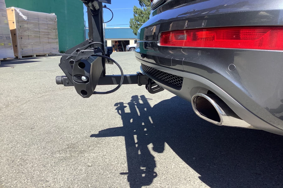Audi SQ7 Bike Racks installation