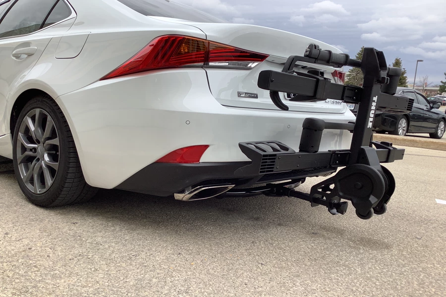 2019 Lexus IS300 has been outfitted with Curt’s exclusive hitch and Thule T2 Pro XTR. RACK READY!