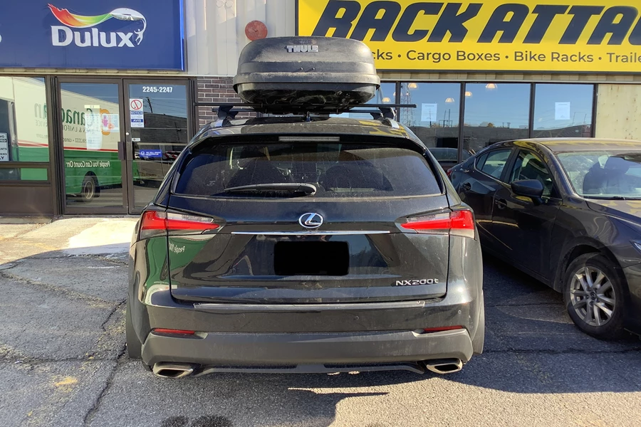 Lexus NX Base Roof Rack Systems installation