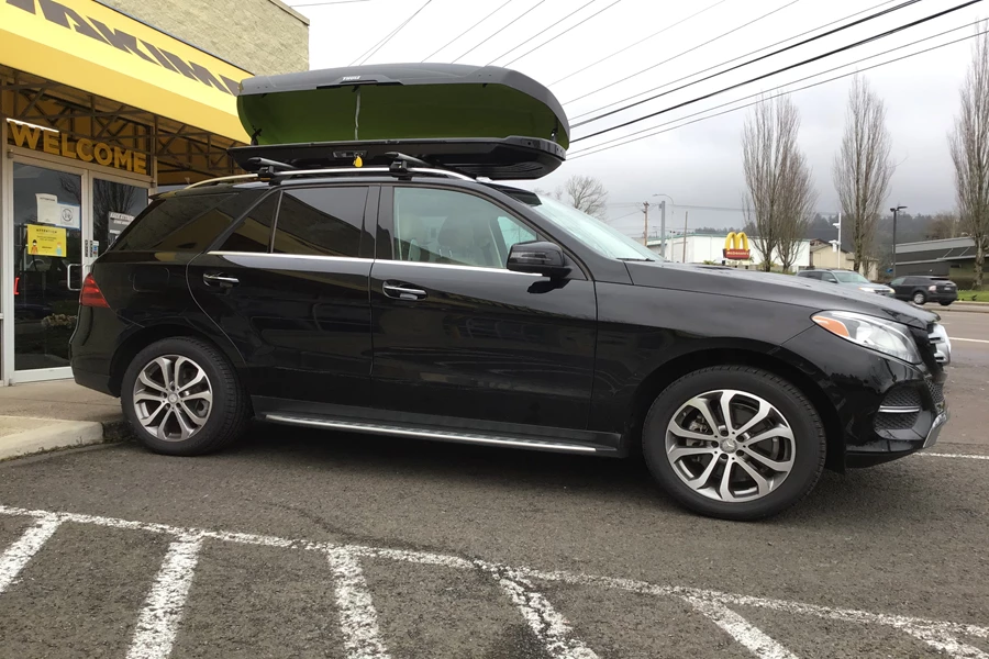 Mercedes Benz GLE Class Base Roof Rack Systems installation