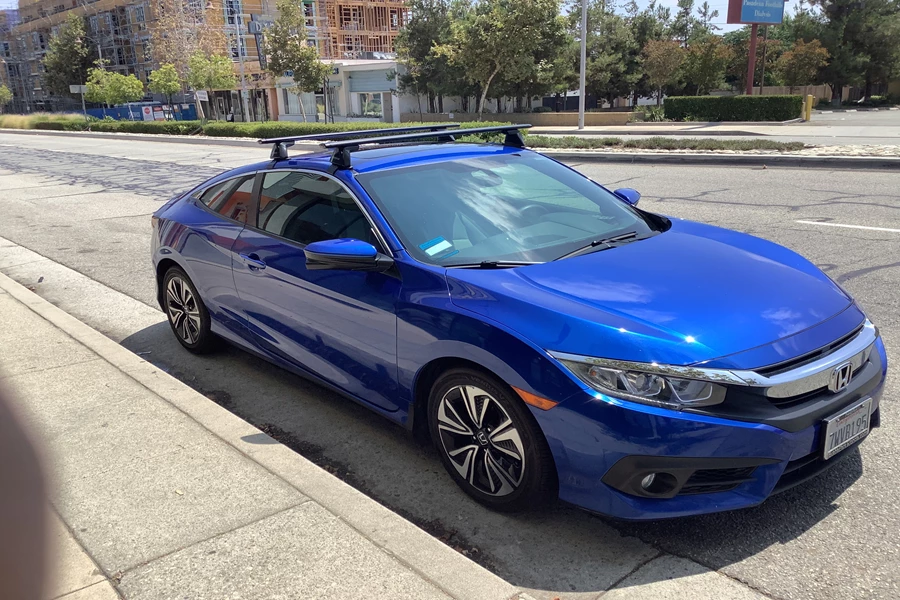 Honda Civic 2dr Base Roof Rack Systems installation