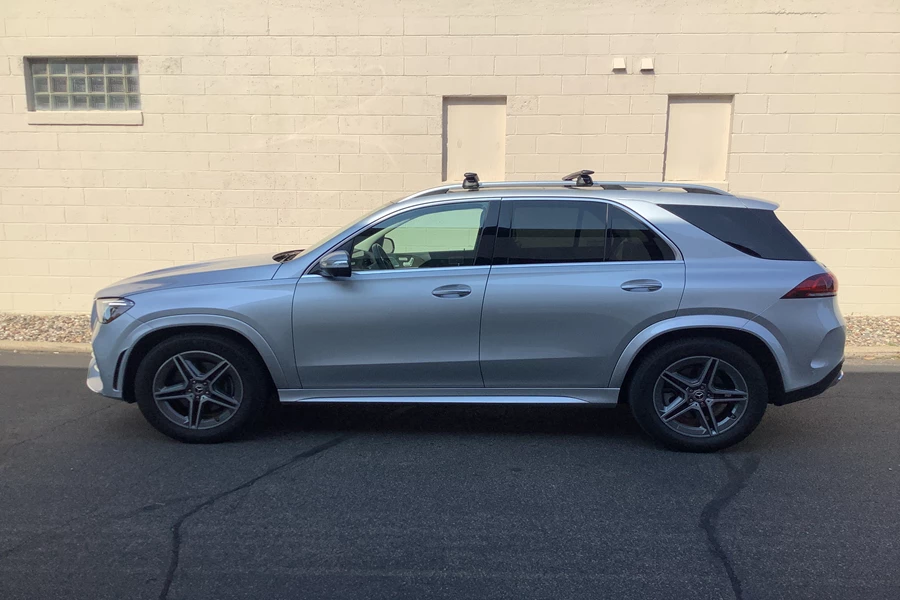 Mercedes Benz GLE Class Base Roof Rack Systems installation