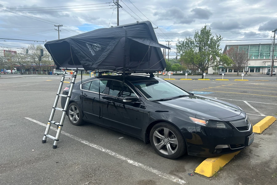 Acura TL Camping installation
