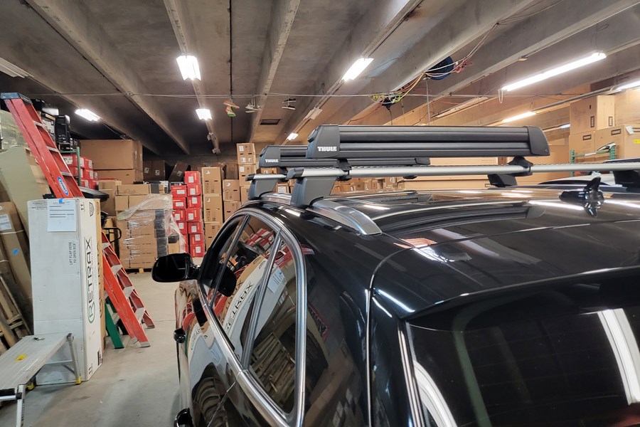 Audi Q5 Ski & Snowboard Racks installation