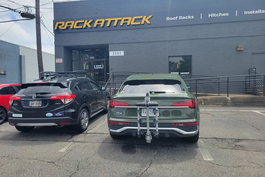 Audi Q5 Bike Racks installation