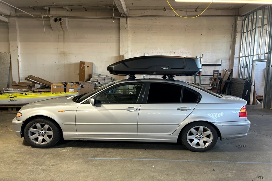 BMW 3 Series Base Roof Rack Systems installation
