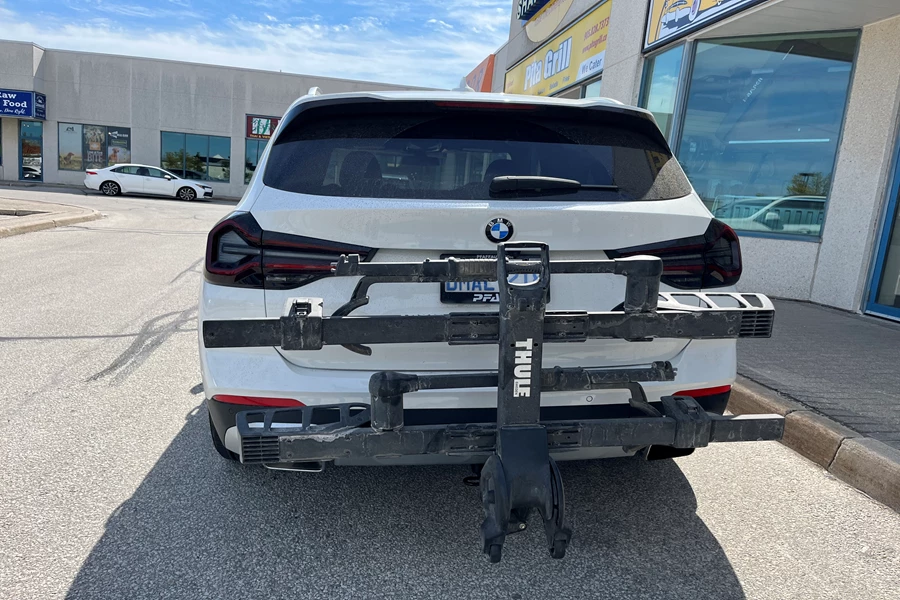 BMW X3 Bike Racks installation