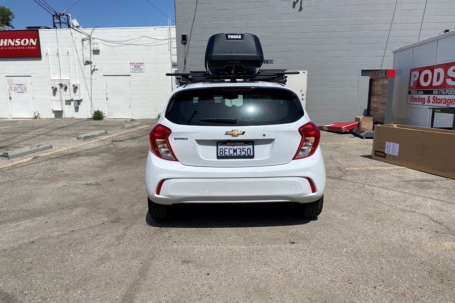 Chevrolet Spark Base Roof Rack Systems installation