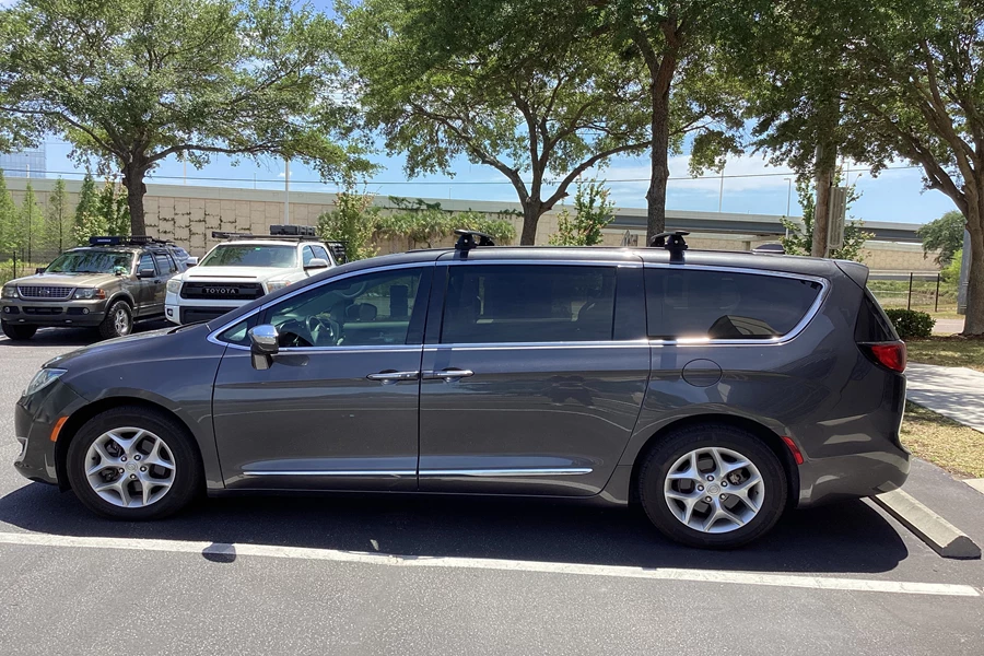 Chrysler Pacifica Base Roof Rack Systems installation