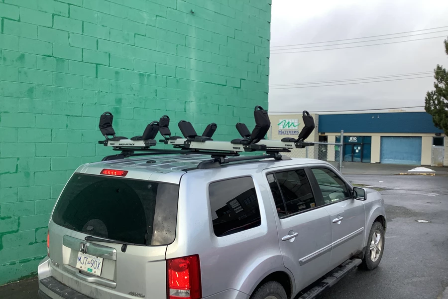 Honda Pilot Base Roof Rack Systems installation