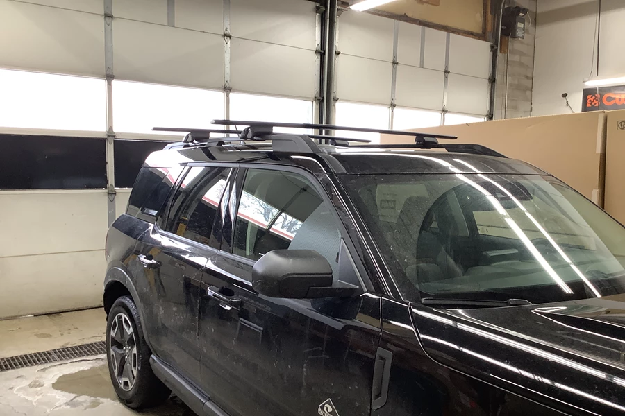 Ford Bronco Sport Base Roof Rack Systems installation