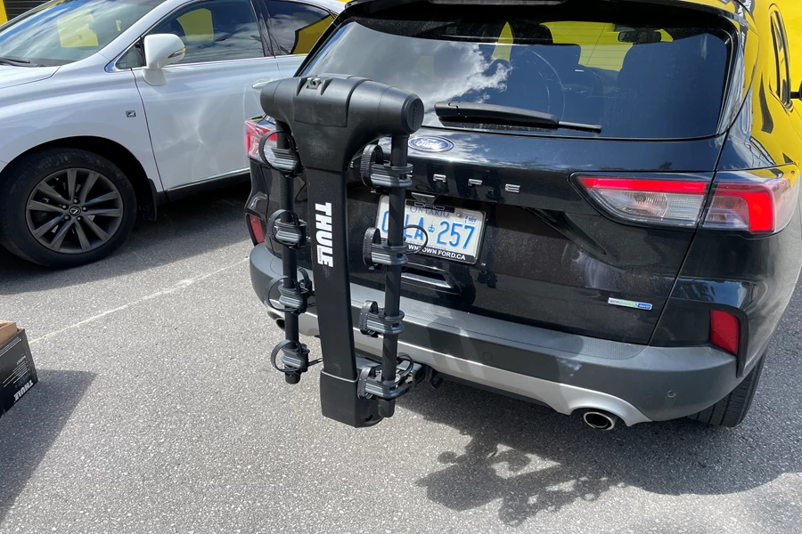 Ford Escape Plug-In Hybrid Bike Racks installation