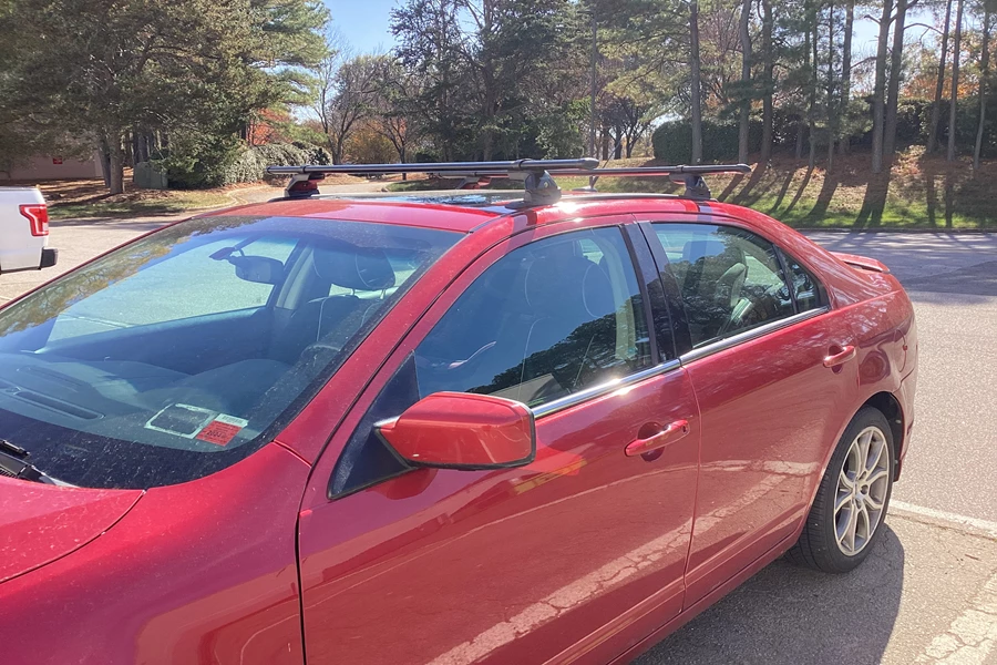 Ford Fusion Base Roof Rack Systems installation