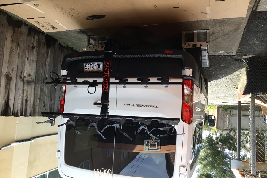 Ford Transit Van Bike Racks installation