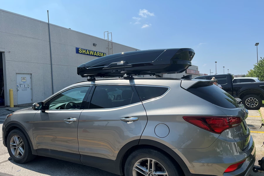 Hyundai Santa Fe Cargo & Luggage Racks installation
