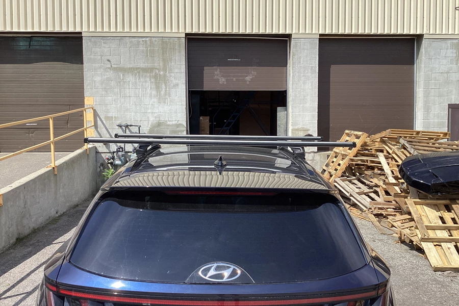 Hyundai Tucson Base Roof Rack Systems installation