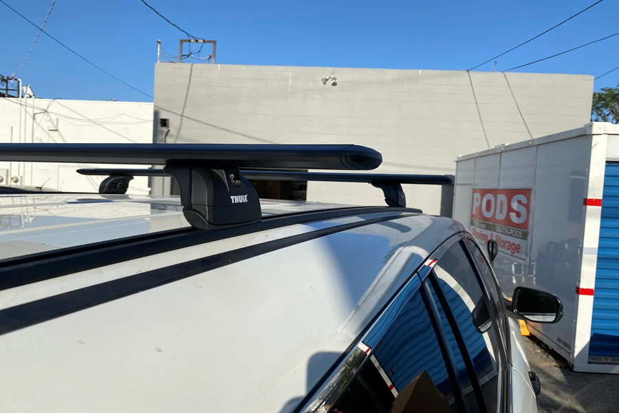 Land Rover Defender 4DR Base Roof Rack Systems installation