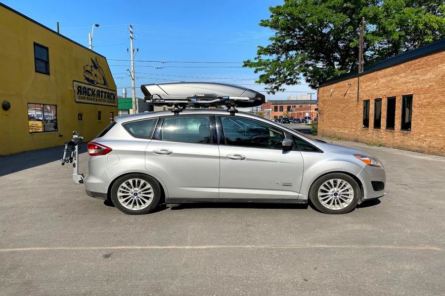 Ford C-Max Hybrid Base Roof Rack Systems installation